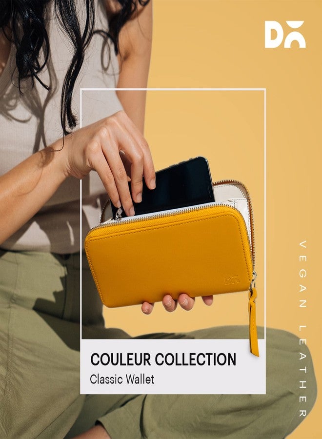 DailyObjects Men Faux Leather Wallet, Yellow - Image 2